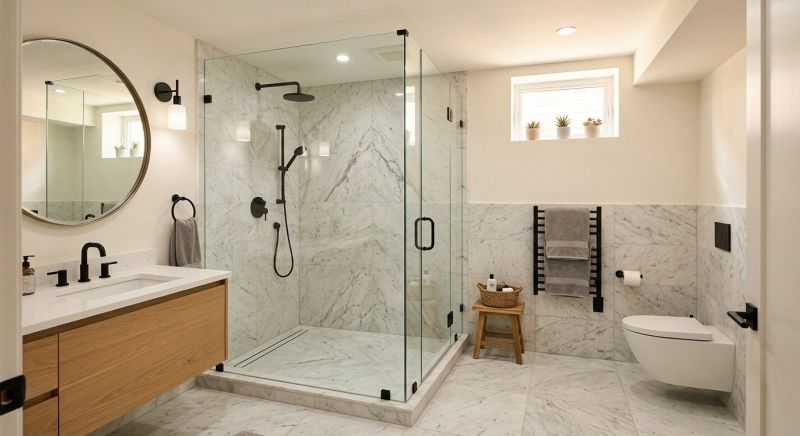 Basement Bathroom Remodeling in Nashua, NH